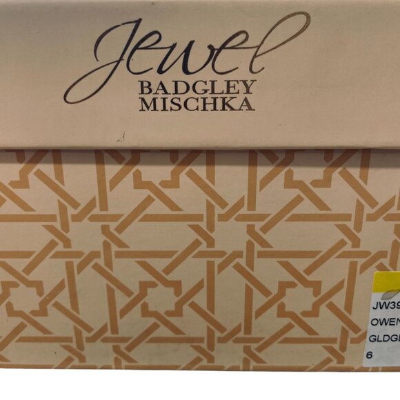 Jewel By Badgley Mischka Owen Glitter Heels Rhinestone Wedding Glam Shoe Size 6 - Picture 2 of 15